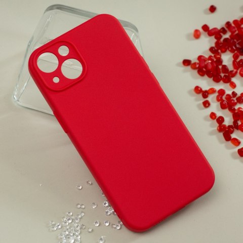 Nakładka Silicon do iPhone 15 6,1" czerwona Nakładka Silicon do iPhone 15 6,1" czerwona
