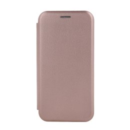 Etui Smart Diva do Oppo A17 różowo-złote