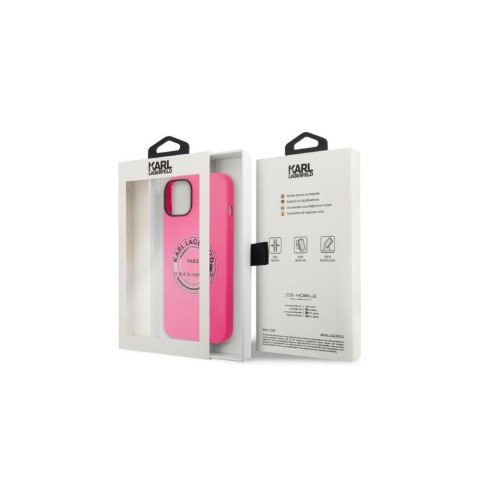 Karl Lagerfeld nakładka do iPhone 14 Plus 6,7" KLHCP14MSRSGRCF różowa HC Silicone RSG BIC Karl Lagerfeld nakładka do iPhone 14 Plus 6,7" KLHCP14MSRSGRCF różowa HC Silicone RSG BIC