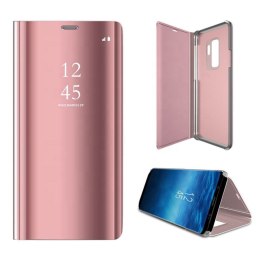 Etui Smart Clear View do Samsung Galaxy A14 4G / A14 5G różowe