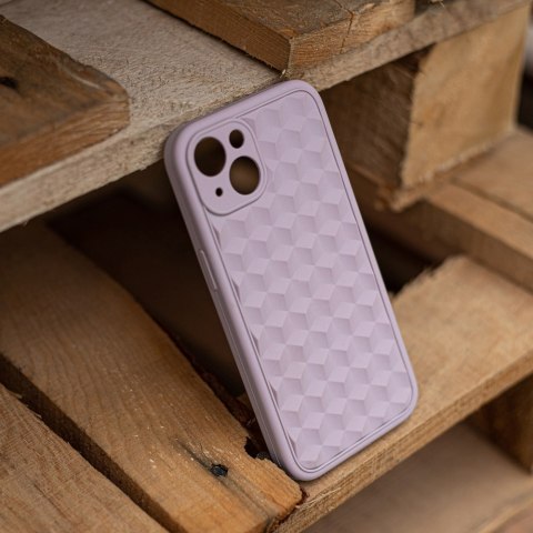 Nakładka 3D Cube do iPhone 14 Plus 6,7" caffe latte Nakładka 3D Cube do iPhone 14 Plus 6,7" caffe latte
