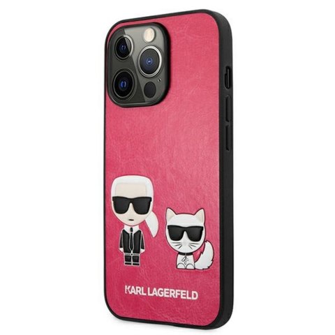 Karl Lagerfeld nakładka do iPhone 13 Pro / 13 6,1" KLHCP13LPCUSKCP fuksja hard case Iconic Karl & Choupette Karl Lagerfeld nakładka do iPhone 13 Pro / 13 6,1" KLHCP13LPCUSKCP fuksja hard case Iconic Karl & Choupette