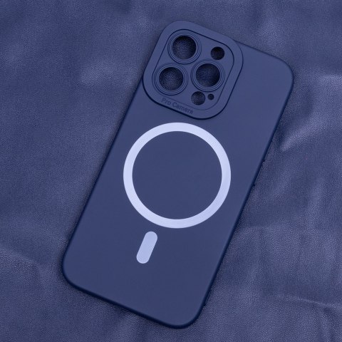 Nakładka Silicon Mag do iPhone 12 Pro 6,1" ciemnoniebieska Nakładka Silicon Mag do iPhone 12 Pro 6,1" ciemnoniebieska