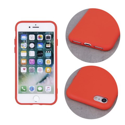 Nakładka Silicon do iPhone 14 Pro 6,1" czerwona Nakładka Silicon do iPhone 14 Pro 6,1" czerwona