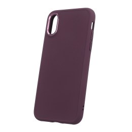 Nakładka Satin do iPhone X / XS burgundowa