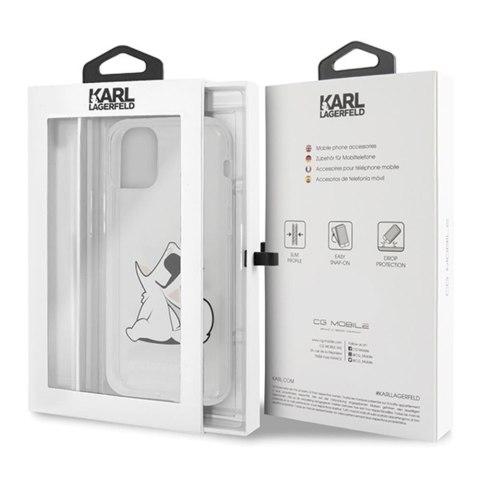 Karl Lagerfeld nakładka do iPhone 11 KLHCN61CFNRC przeźroczysty hard case Choupette Fun Karl Lagerfeld nakładka do iPhone 11 KLHCN61CFNRC przeźroczysty hard case Choupette Fun