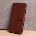 Etui Smart Velvet do iPhone 15 Plus 6,7" brązowe