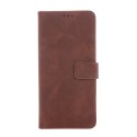 Etui Smart Velvet do Samsung Galaxy A14 4G / A14 5G brązowe