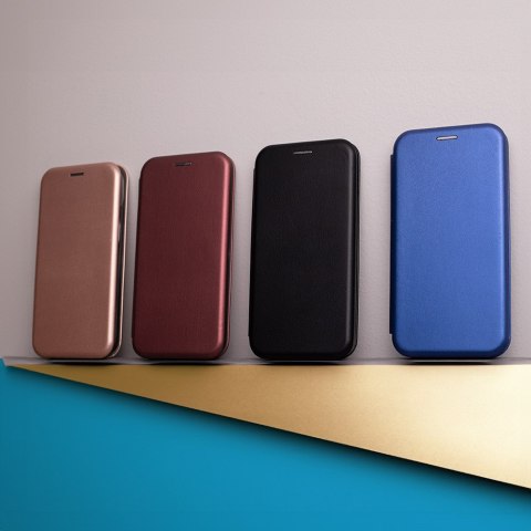 Etui Smart Diva do Oppo A17 granatowe Etui Smart Diva do Oppo A17 granatowe