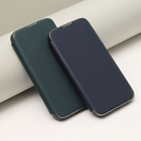 Etui Smart Gold Frame Mag do iPhone 14 Plus 6,7" ciemnozielony Etui Smart Gold Frame Mag do iPhone 14 Plus 6,7" ciemnozielony