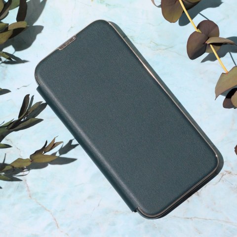 Etui Smart Gold Frame Mag do iPhone 14 Plus 6,7" ciemnozielony Etui Smart Gold Frame Mag do iPhone 14 Plus 6,7" ciemnozielony