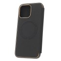 Etui Smart Gold Frame Mag do iPhone 14 Plus 6,7" czarny