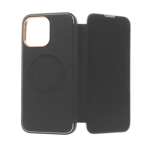 Etui Smart Gold Frame Mag do iPhone 14 Plus 6,7" czarny Etui Smart Gold Frame Mag do iPhone 14 Plus 6,7" czarny