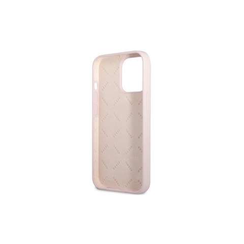 Guess nakładka do iPhone 13 Pro Max GUHCP13XSLTGU fioletowe hard case Silicone Triangle Logo Guess nakładka do iPhone 13 Pro Max GUHCP13XSLTGU fioletowe hard case Silicone Triangle Logo