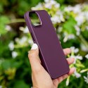 Nakładka Satin do iPhone 13 6,1" burgundowa