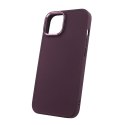 Nakładka Satin do iPhone 14 6,1" burgundowa