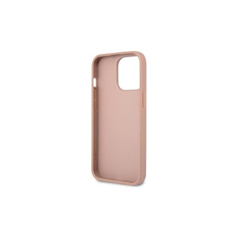 Guess nakładka do iPhone 13 Pro / 13 6,1" GUHCP13LPSATLP różowa hard case Saffiano Triangle Logo Guess nakładka do iPhone 13 Pro / 13 6,1" GUHCP13LPSATLP różowa hard case Saffiano Triangle Logo