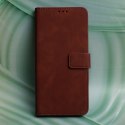 Etui Smart Velvet do Xiaomi Redmi 12C brązowe