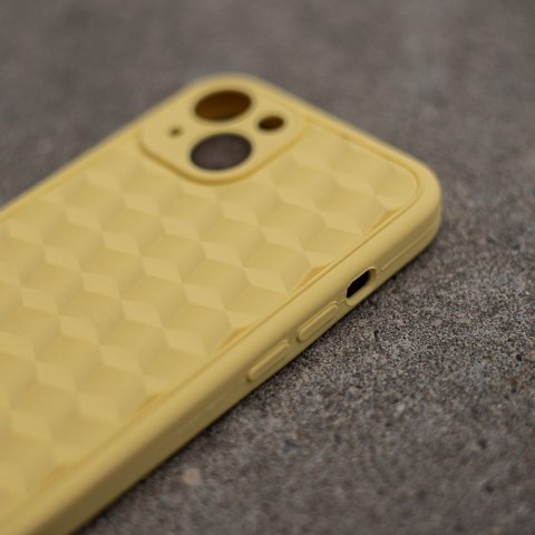 Nakładka 3D Cube do iPhone 14 Plus 6,7" lemon Nakładka 3D Cube do iPhone 14 Plus 6,7" lemon