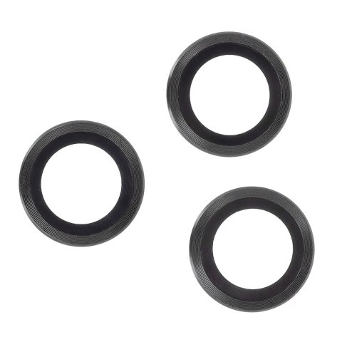 Zestaw szkieł na aparat do iPhone 13 Pro / iPhone 13 Pro Max czarna ramka (3 sztuki) Zestaw szkieł na aparat do iPhone 13 Pro / iPhone 13 Pro Max czarna ramka (3 sztuki)