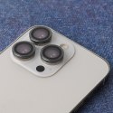 Zestaw szkieł na aparat do iPhone 13 Pro / iPhone 13 Pro Max czarna ramka (3 sztuki)