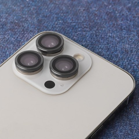 Zestaw szkieł na aparat do iPhone 13 Pro / iPhone 13 Pro Max czarna ramka (3 sztuki) Zestaw szkieł na aparat do iPhone 13 Pro / iPhone 13 Pro Max czarna ramka (3 sztuki)