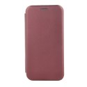 Etui Smart Diva do iPhone 15 6,1" burgundowe