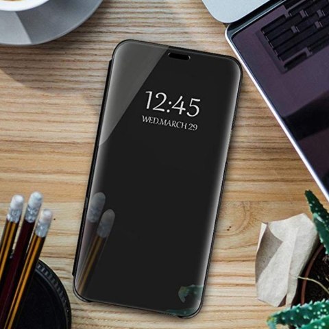 Etui Smart Clear View do Samsung Galaxy A54 czarne Etui Smart Clear View do Samsung Galaxy A54 czarne