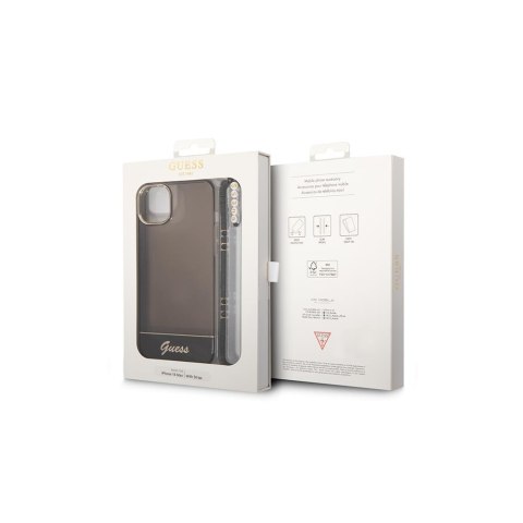 Guess nakładka do iPhone 14 Pro Max 6,7" GUHCP14XHGCOHK czarna hardcase Translucent Pearl Strap Guess nakładka do iPhone 14 Pro Max 6,7" GUHCP14XHGCOHK czarna hardcase Translucent Pearl Strap