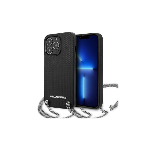 Karl Lagerfeld nakładka do iPhone 13 Pro KLHCP13LPMK czarna hard case Chain Logo Karl Lagerfeld nakładka do iPhone 13 Pro KLHCP13LPMK czarna hard case Chain Logo