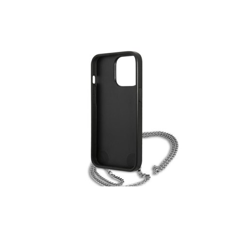 Karl Lagerfeld nakładka do iPhone 13 Pro KLHCP13LPMK czarna hard case Chain Logo Karl Lagerfeld nakładka do iPhone 13 Pro KLHCP13LPMK czarna hard case Chain Logo
