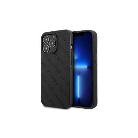 Karl Lagerfeld nakładka do iPhone 13 Pro KLHCP13LPTLK czarna hard case Allover Logo Karl Lagerfeld nakładka do iPhone 13 Pro KLHCP13LPTLK czarna hard case Allover Logo