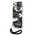 Guess nakładka do iPhone 11 GUHCN61KSARBK czarna hard case Camo Collection