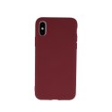 Nakładka Matt TPU do Xiaomi Redmi Note 8 Pro burgundowa