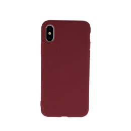 Nakładka Matt TPU do Xiaomi Redmi Note 8 Pro burgundowa