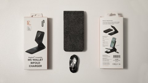 Ugly Rubber ładowarka indukcyjna MS WALLET 15W 3w1 składana czarna Ugly Rubber ładowarka indukcyjna MS WALLET 15W 3w1 składana czarna