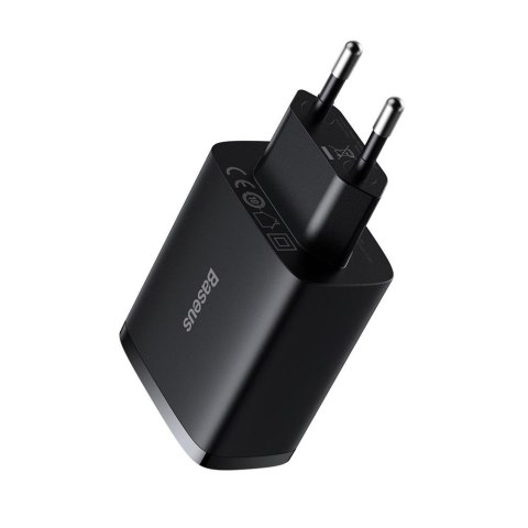 Baseus ładowarka sieciowa Compact 3 x USB czarna 17W Baseus ładowarka sieciowa Compact 3 x USB czarna 17W