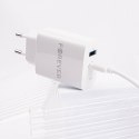 Forever ładowarka sieciowa PD QC TC-07-30AC 1x USB-C 1x USB 30W biała