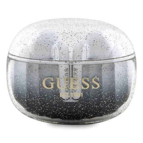 Guess słuchawki Bluetooth GUTWSHDGKEEK TWS GLITTER GRADIENT czarne