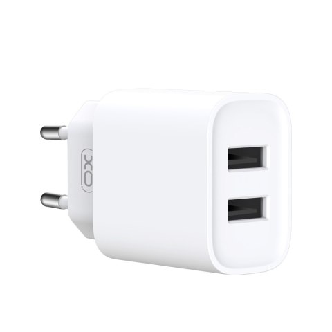 XO ładowarka sieciowa CE02C 2x USB 2,1A biała + kabel Lightning XO ładowarka sieciowa CE02C 2x USB 2,1A biała + kabel Lightning