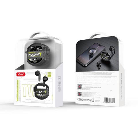 XO słuchawki Bluetooth G12 TWS czarne XO słuchawki Bluetooth G12 TWS czarne