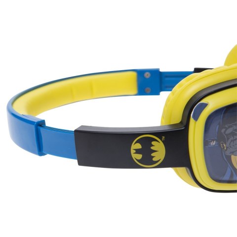 Batman słuchawki nauszne Flip 'N Switch 2.0 czarno-niebieskie Batman słuchawki nauszne Flip 'N Switch 2.0 czarno-niebieskie