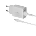 Devia ładowarka sieciowa Smart 2x USB 2,4A biała + kabel Lightning