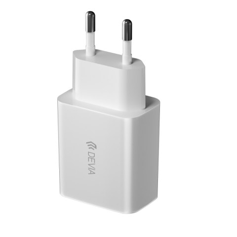 Devia ładowarka sieciowa Smart 2x USB 2,4A biała + kabel Lightning Devia ładowarka sieciowa Smart 2x USB 2,4A biała + kabel Lightning