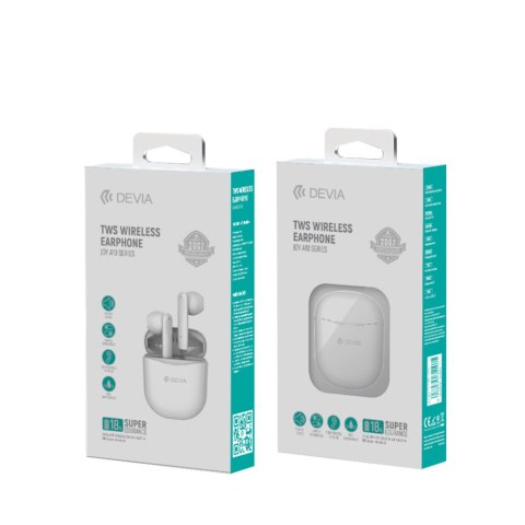 Devia słuchawki Bluetooth TWS Joy A10 czarne Devia słuchawki Bluetooth TWS Joy A10 czarne
