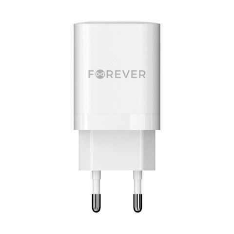 Forever ładowarka sieciowa GaN PD QC TC-05-35CC 2x USB-C 35W biała Forever ładowarka sieciowa GaN PD QC TC-05-35CC 2x USB-C 35W biała