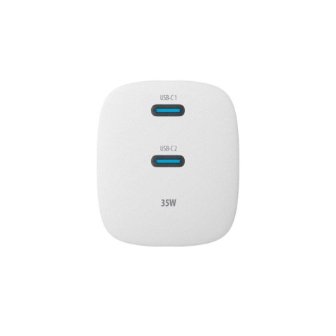 Forever ładowarka sieciowa GaN PD QC TC-05-35CC 2x USB-C 35W biała Forever ładowarka sieciowa GaN PD QC TC-05-35CC 2x USB-C 35W biała