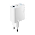 Forever ładowarka sieciowa GaN PD QC TC-06-45AC 1x USB-C 1x USB 45W biała