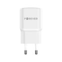 Forever ładowarka sieciowa PD QC TC-01-20AC 1x USB-C 1x USB 20W biała