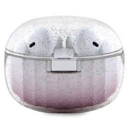 Guess słuchawki Bluetooth GUTWSHDGKEEP TWS GLITTER GRADIENT różowe